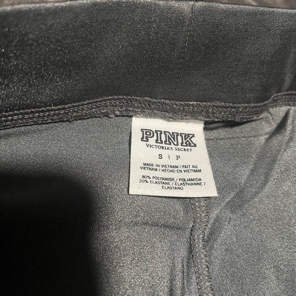 PINK BRAND Shimmering Silver Leggings - Picture 2 of 2